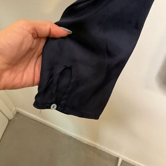 Brochu Walker Neck Tie Front Blouse - Picture 5 of 8